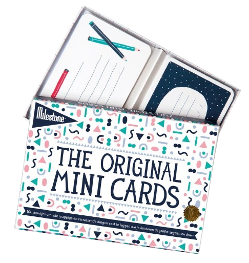 Milestone the original mini cards | Eerste woordjes