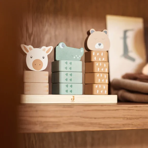 Houten stapeltoren - jungle jambo