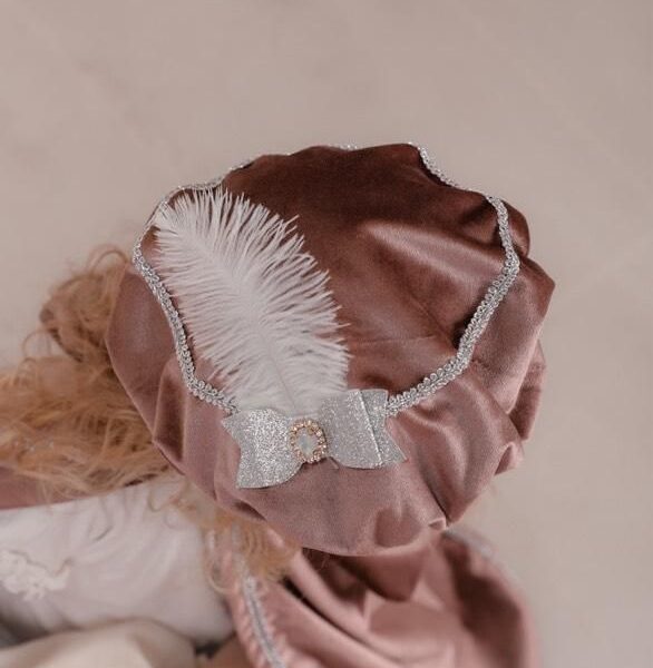Luxe pietenmuts - oud roze