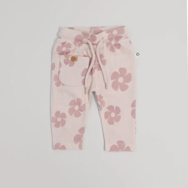 Broekje crinkle - bloem